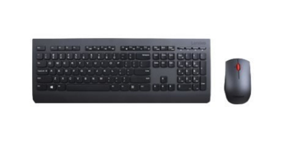 Lenovo 4X30H56799 toetsenbord Inclusief muis Kantoor RF Draadloos AZERTY Belgisch, Frans Zwart