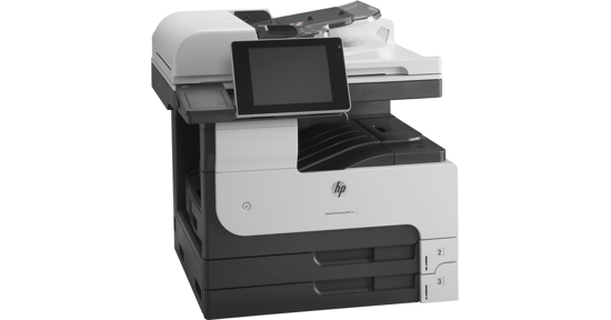 HP LaserJet Enterprise MFP M725dn, Zwart-wit, Printer voor Bedrijf, Printen, kopiëren, scannen, Invoer voor 100 vel; Printen via de USB-poort aan voorzijde; Scannen naar e-mail/pdf; Dubbelzijdig printen