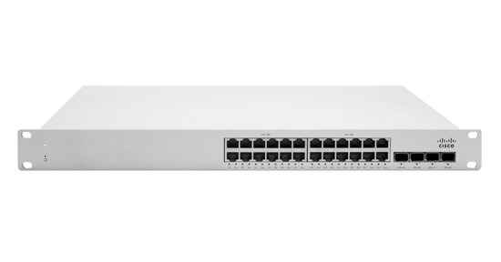 Cisco Meraki MS225-24P Managed L2 Gigabit Ethernet (10/100/1000) Power over Ethernet (PoE) 1U Grijs