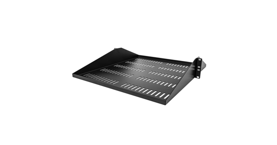 Startech 2U Rack Shelf - Universele Geventileerde 19 inch Server Rack Plank/Lade voor AV/Data/Netwerk Apparatuur – Cantilever/Uitkragende Ligger – Duurzaam Ontwerp – Max. 91kg - Diepte 50 cm (20”)