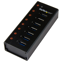 Startech 7-poorts USB 3.0 hub - 5Gbps - op een desktop of op de wand monteerbare metalen behuizing