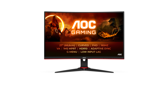 AOC G2 C27G2E/BK computer monitor 68,6 cm (27") 1920 x 1080 Pixels Zwart, Rood