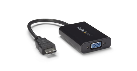 Startech HDMI naar VGA video adapter / converter met audio voor desktop PC / Laptop / Ultrabook 1920x1080