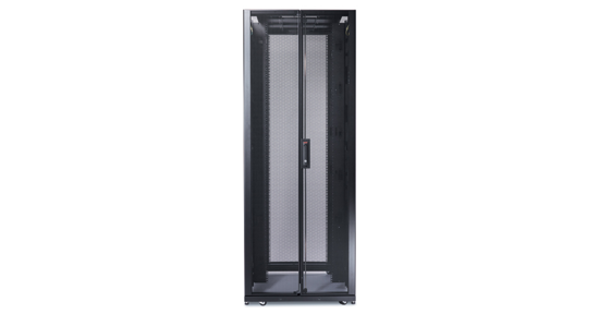 APC NetShelter SX 42U 750mm(b) x 1200mm(d) 19" IT rack, behuizing met zijpanelen, zwart