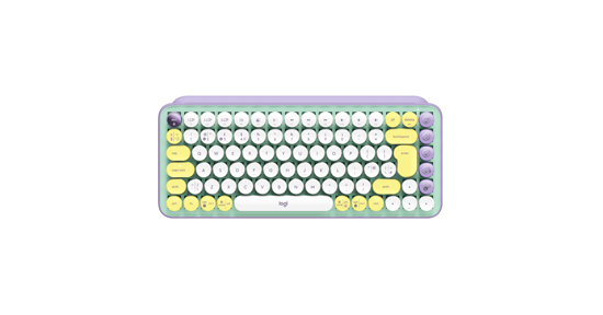 Logitech POP Keys Wireless Mechanical Keyboard With Emoji Keys toetsenbord Bluetooth QWERTY Engels Muntkleur