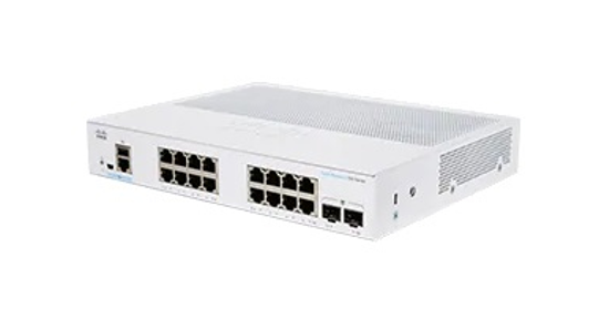 Cisco CBS250-16T-2G-EU netwerk-switch Managed L2/L3 Gigabit Ethernet (10/100/1000) Zilver