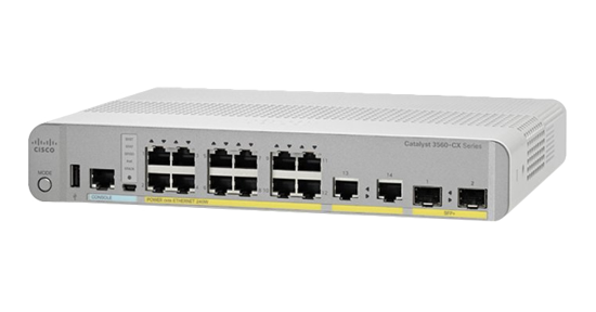 Cisco Catalyst 3560-CX Managed L2/L3 Gigabit Ethernet (10/100/1000) Power over Ethernet (PoE) 1U Wit