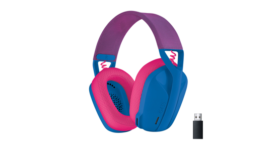 Logitech G435 Headset Draadloos Hoofdband Gamen Bluetooth Blauw