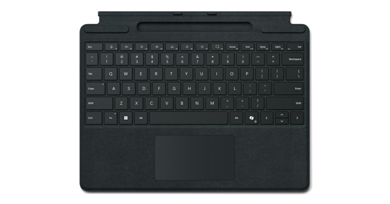 Microsoft Surface Pro Keyboard with pen storage for Business AZERTY Belgisch  Cover port Zwart