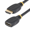 Startech 1m HDMI 2.0 Verlengkabel, High Speed HDMI Port Saver Kabel, 4K 60Hz, HDMI Male naar Female HDMI Adapter Kabel, HDMI Extender, M/F