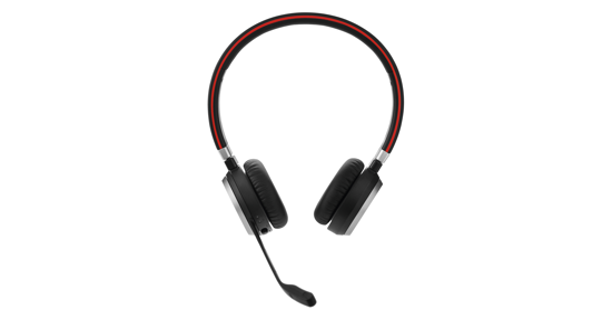 Jabra Evolve 65 Headset Bedraad en draadloos Hoofdband Oproepen/muziek Micro-USB Bluetooth Oplaadhouder Zwart