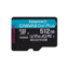 Kingston 512GB microSDXC Canvas Go Plus 170R A2 U3 V30 enkel pakket zonder ADP