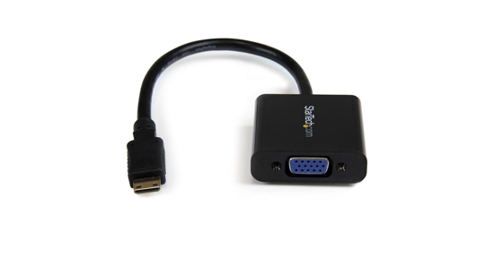 Startech Mini HDMI naar VGA Adapter Converter voor Digitale Camera Foto / Video 1920x1080