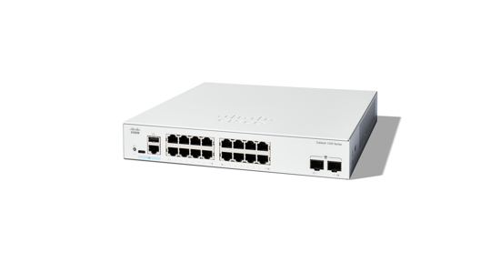 Cisco C1200-16T-2G netwerk-switch Managed L2/L3 Gigabit Ethernet (10/100/1000) Wit