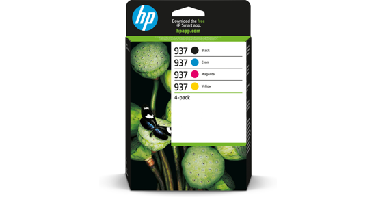 HP 937 originele CMYK-inktcartridge 4 stuks