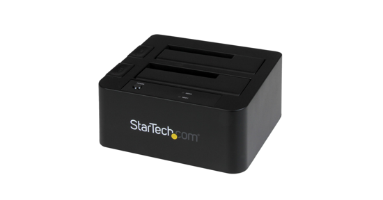 Startech USB 3.0 / eSATA dubbel harde-schijf docking station met UASP voor 2,5/3,5 inch SATA SSD / HDD SATA 6 Gbps