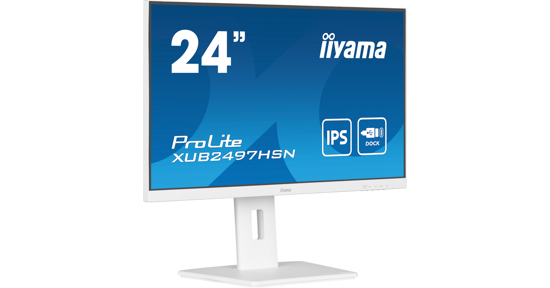 iiyama ProLite XUB2497HSN-W1 computer monitor 60,5 cm (23.8") 1920 x 1080 Pixels Full HD LED Wit