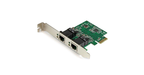 Startech 2-poorts gigabit PCI Express server netwerk adapter kaart PCIe NIC