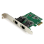 Startech 2-poorts gigabit PCI Express server netwerk adapter kaart PCIe NIC