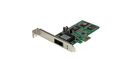 Startech PCI Express (PCIe) gigabit Ethernet Multimode SC glasvezelnetwerkadapterkaart NIC 550 m