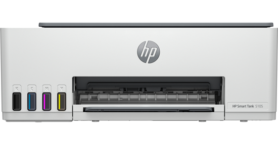 HP Smart Tank 5105 All-in-One-printer, Kleur, Printer voor Thuis en thuiskantoor, Printen, kopiëren, scannen, Draadloos; printertank voor grote volumes; printen vanaf telefoon of tablet; scannen naar pdf