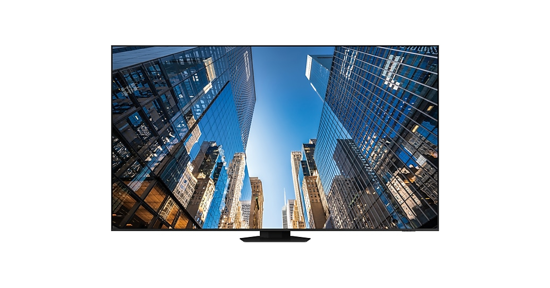 Samsung LH98QECELGCXEN beeldkrant Digitale signage flatscreen 2,49 m (98") LCD Wifi 450 cd/m² 4K Ultra HD Zwart Tizen 6.5 16/7