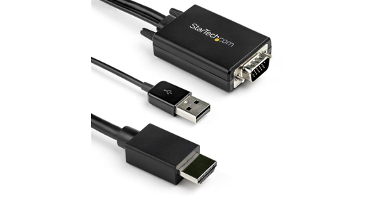 Startech VGA naar HDMI kabel adapter USB-voeding 1080p 3 m