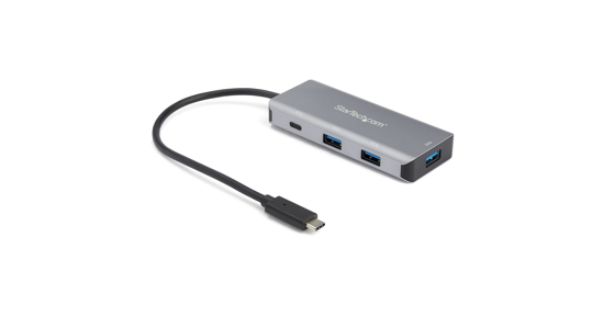 Startech 4 Port USB-C Hub met 3x USB-A & 1x USB-C - SuperSpeed 10Gbps USB Type-C 3.2 Gen 2 Hub - USB Bus Powered - Compacte USB-C naar USB Laptop Adapter Hub - Aluminum - Comp. met TB3