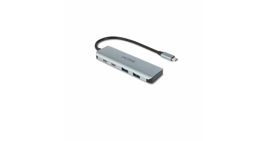 Dicota D32061 interface hub USB Type-C 10000 Mbit/s Zilver