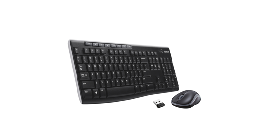 Logitech Wireless Combo MK270 toetsenbord Inclusief muis USB QWERTY Spaans Zwart