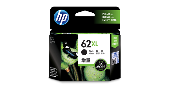 HP 62XL originele high-capacity zwarte inktcartridge