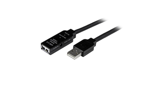 Startech 20m USB 2,0 Actieve Verlengkabel M/F