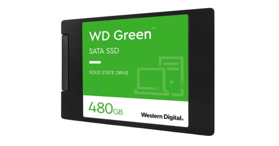 Western Digital Green WDS480G3G0A internal solid state drive 2.5" 480 GB SATA III