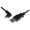 Startech Micro-USB Oplaad en sync kabel M/M linksgehoekte Micro-USB 24 AWG 0.5 m