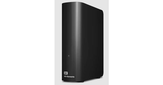 Western Digital Elements Desktop hard drive externe harde schijf 20 TB Zwart