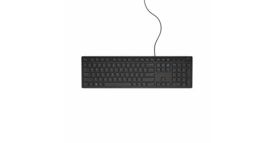 Dell KB216 toetsenbord USB QWERTZ Duits Zwart