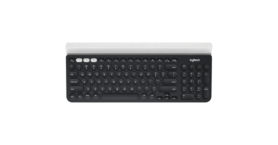 Logitech K780 Multi-Device Wireless Keyboard toetsenbord RF-draadloos + Bluetooth QWERTY Engels Grijs, Wit