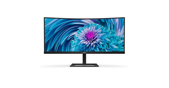 Philips E Line 346E2CUAE/00 computer monitor 86,4 cm (34") 3440 x 1440 Pixels Wide Quad HD+ LCD Zwart