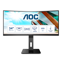 AOC CU34P2C computer monitor 86,4 cm (34") 3440 x 1440 Pixels UltraWide Quad HD LED Zwart