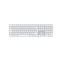 Apple Magic toetsenbord USB + Bluetooth AZERTY Frans Aluminium, Wit