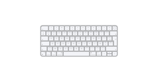 Apple Magic Keyboard toetsenbord Bluetooth AZERTY Frans Wit