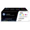 HP 410X originele high-capacity cyaan/magenta/gele LaserJet tonercartridges, 3-pack