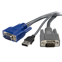 Startech 1,80m ultradunne 2-in-1 USB VGA KVM-kabel