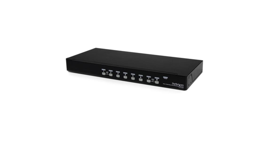 Startech 8-poort 1U-Rack USB KVM-switch met OSD