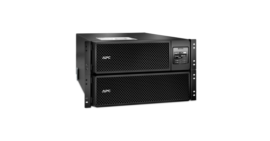 APC Smart-UPS On-Line SRT10KRMXLI - 10KVA, 6x C13, 4x C19, hardwire 1 fase uitgang, rackmountable, Embedded NMC