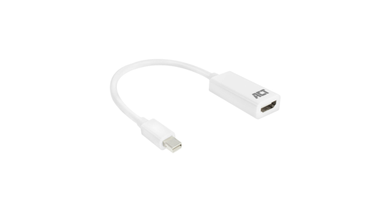 ACT AC7525 video kabel adapter 0,15 m Mini DisplayPort HDMI Type A (Standaard) Wit