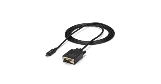 Startech USB-C naar VGA kabel 2 m 1920x1200- zwart