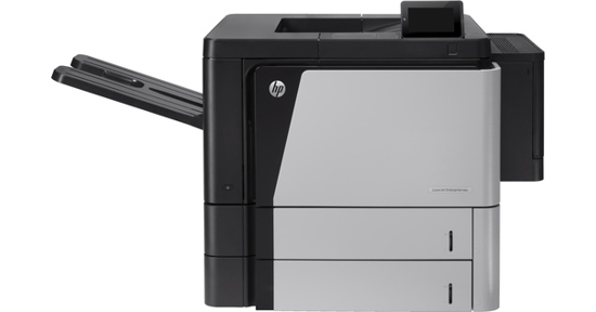 HP LaserJet Enterprise M806dn printer, Zwart-wit, Printer voor Bedrijf, Afdrukken, Printen via de USB-poort aan voorzijde; Dubbelzijdig printen