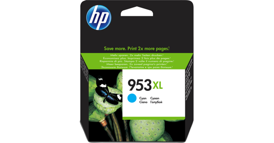 HP 953XL originele high-capacity cyaan inktcartridge