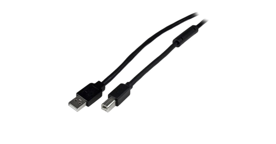 Startech 20 m actieve USB 2.0 A-naar-B-kabel M/M